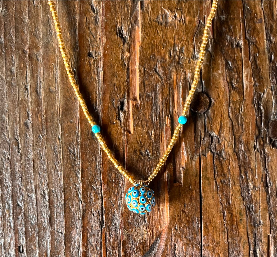 Evil eye necklace