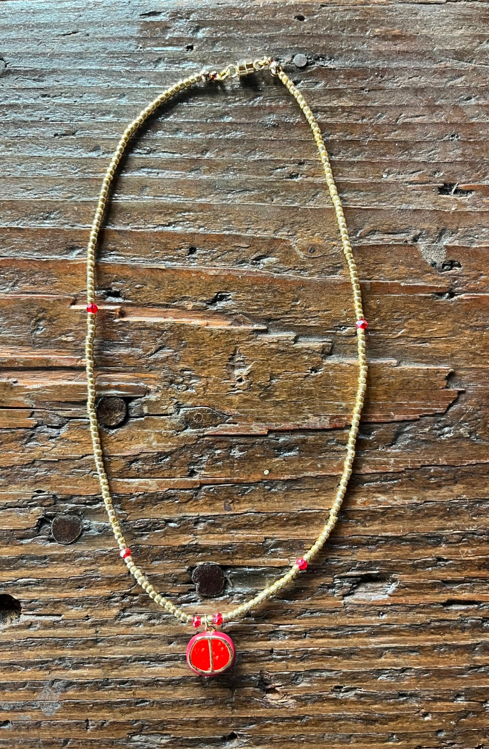 Pomegranate necklace